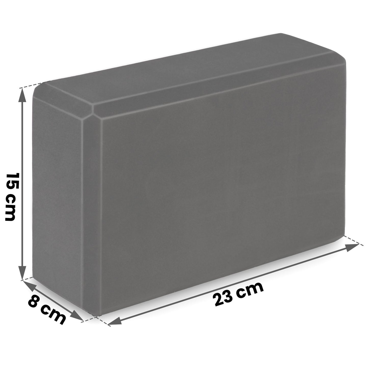 Black Yoga block in Foam, NS-962