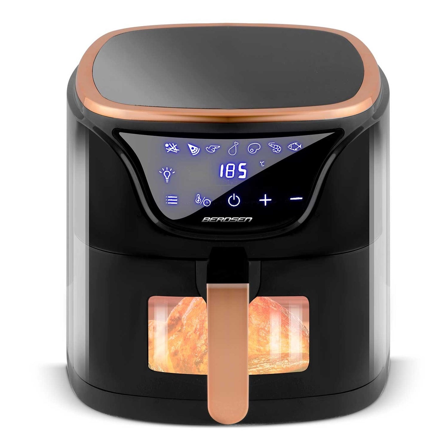 Black and gold fat-free fryer BD-652