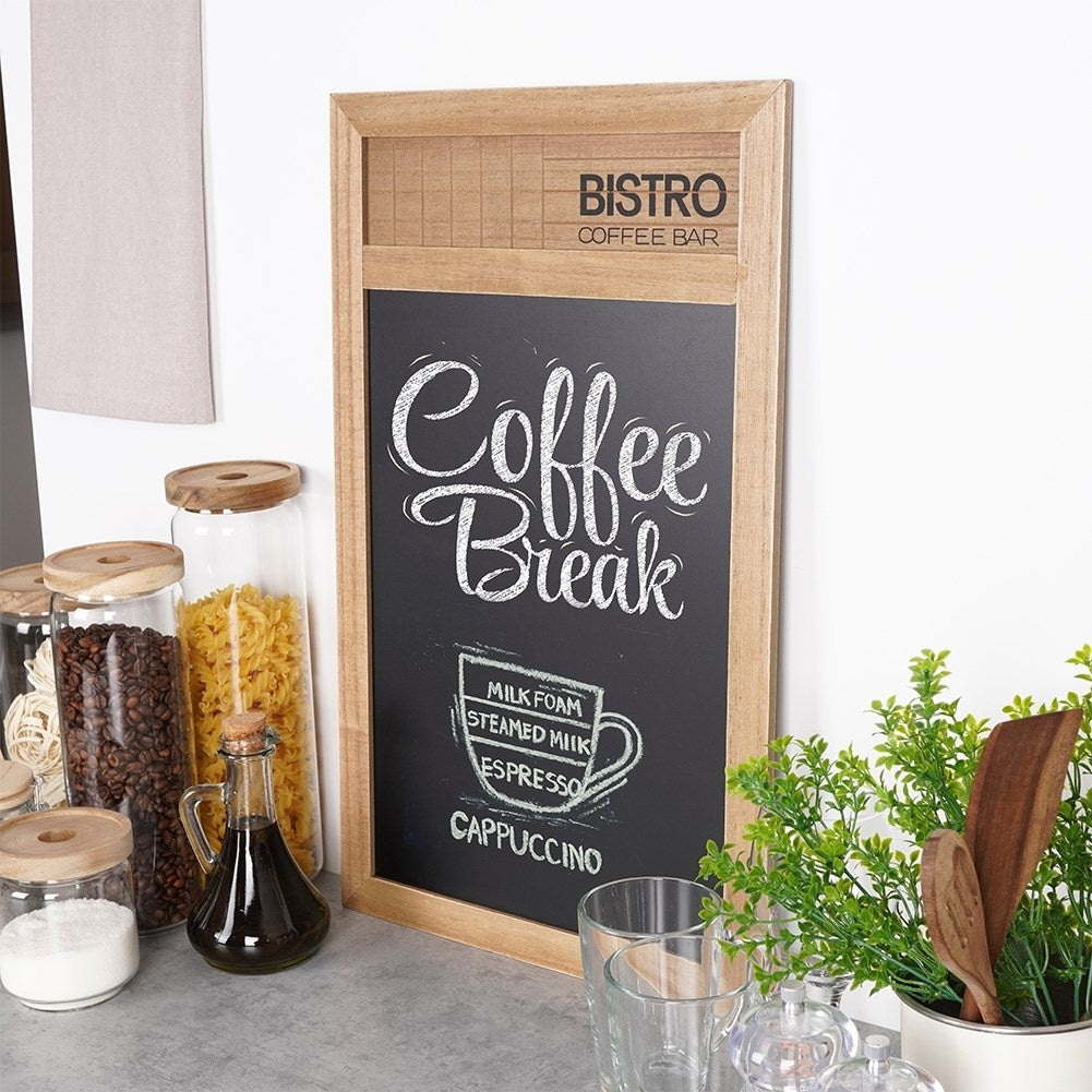 Blackboard for notes and decoration