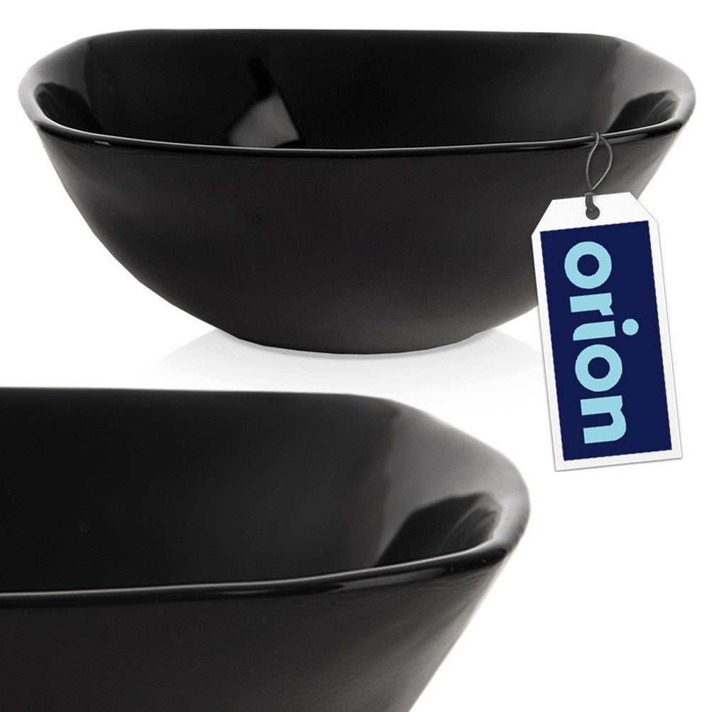 Black glass bowl LUNA 11.5 cm, 190 ml