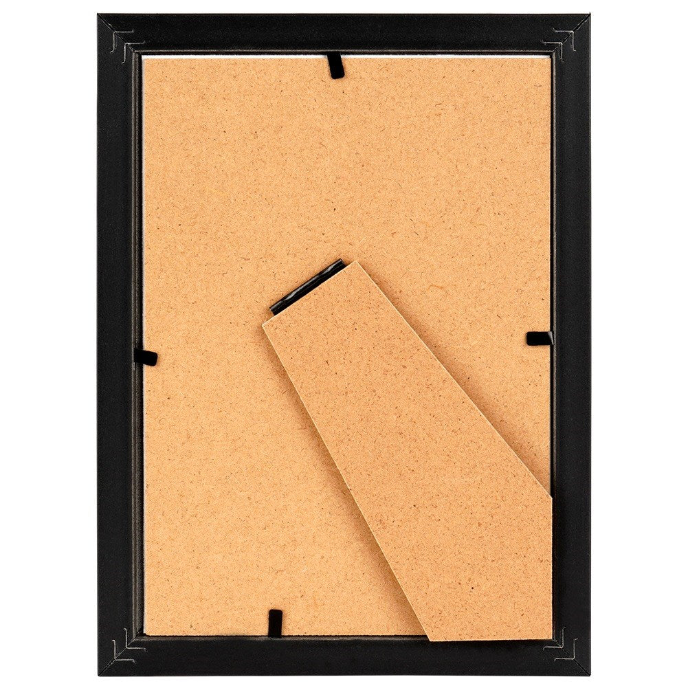 Black gold photo frame 12.6x17.8 cm