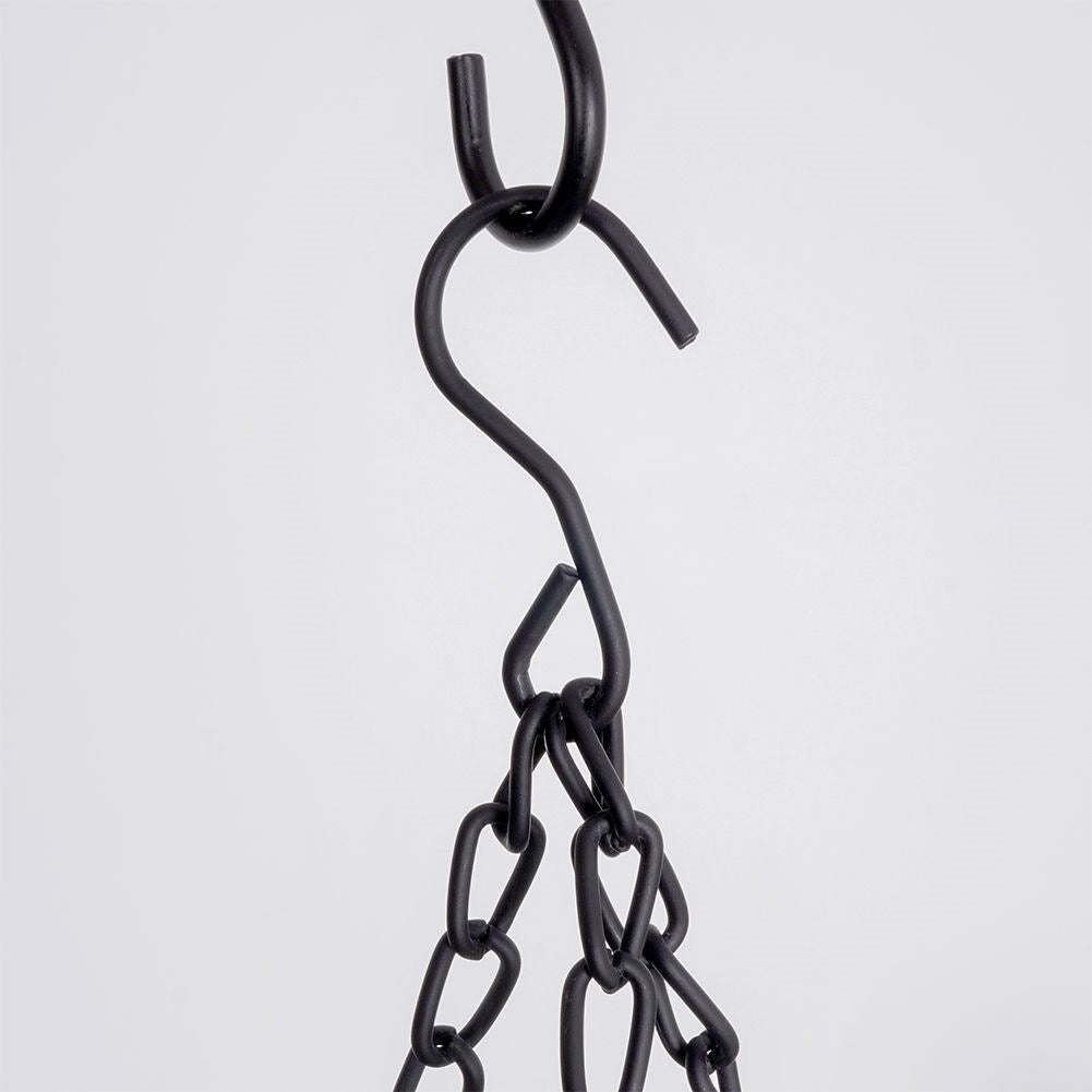 Black hanging basket for fruit and vegetables