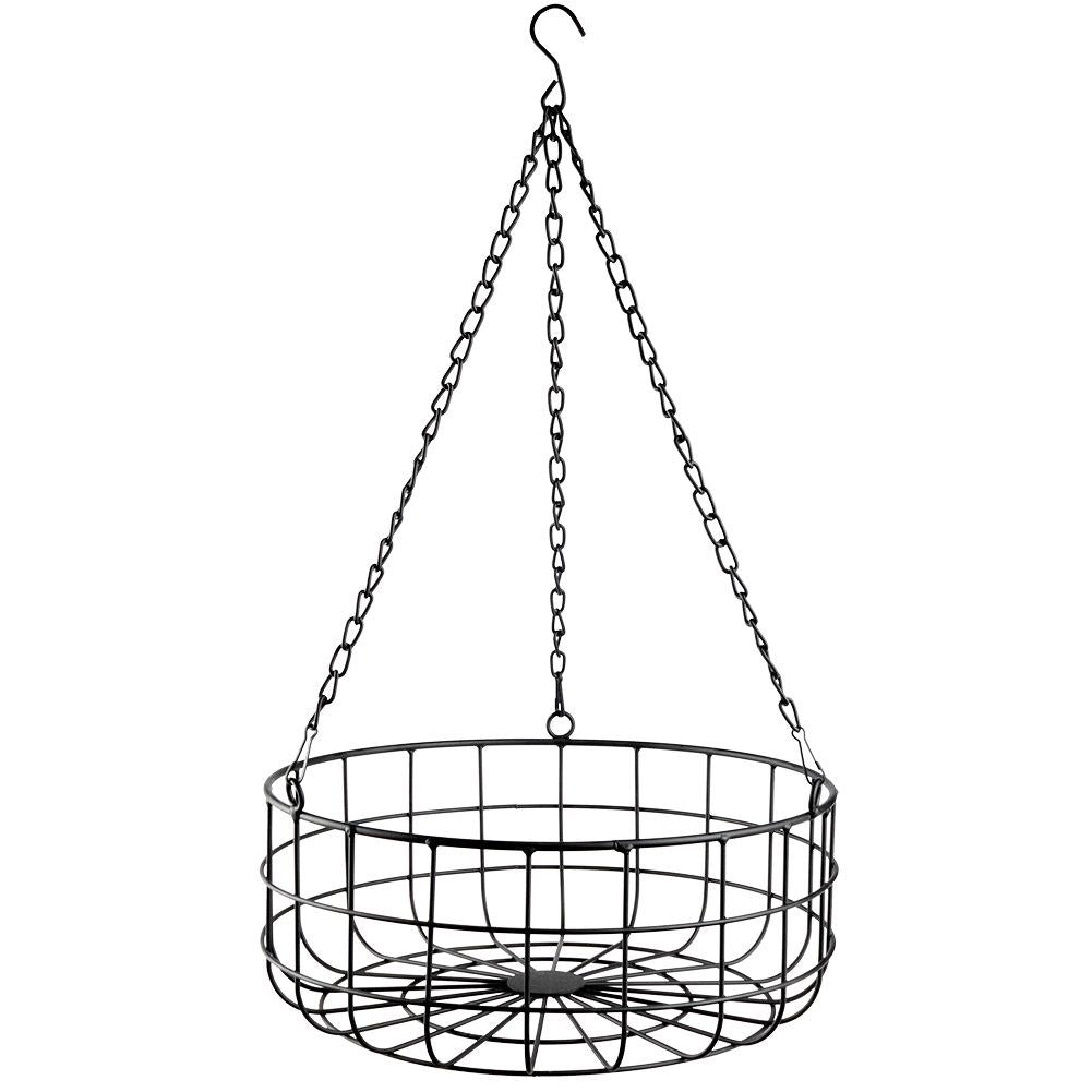 Black hanging basket for fruit and vegetables