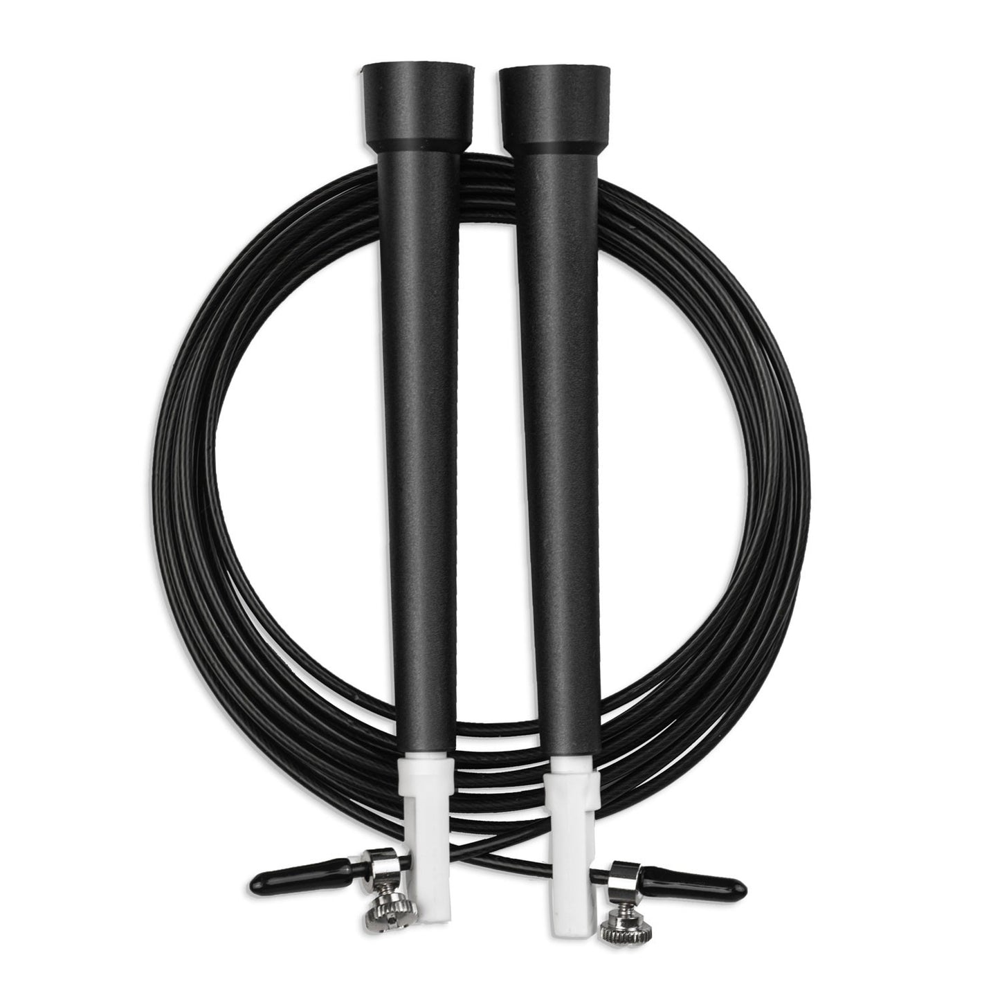 Black jump rope for training Neo-Sport NS-955