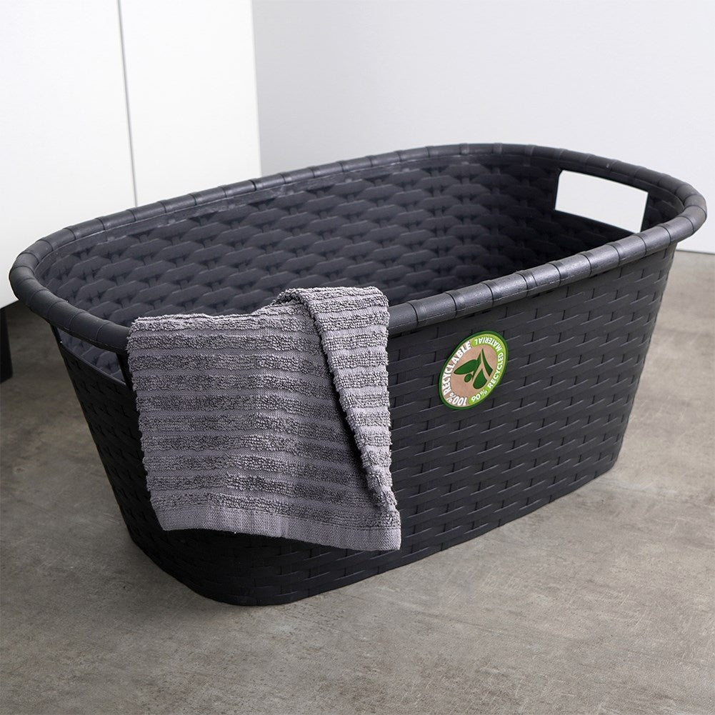 Black light laundry basket for clothes and textiles