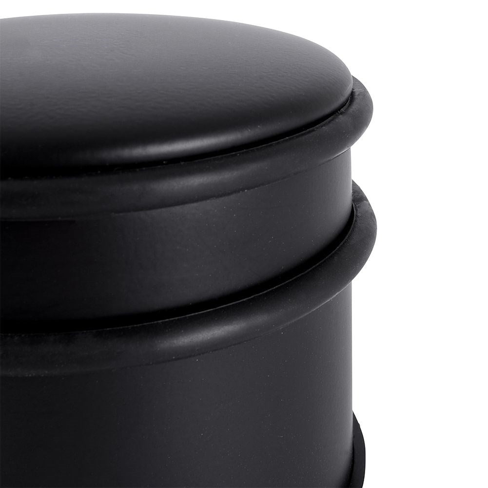 Black metal door stop - Heavy, tall, no assembly