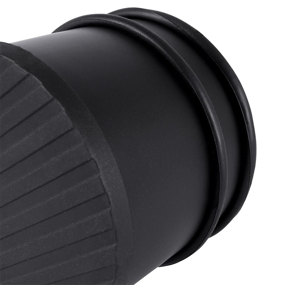 Black metal door stop - Heavy, tall, no assembly