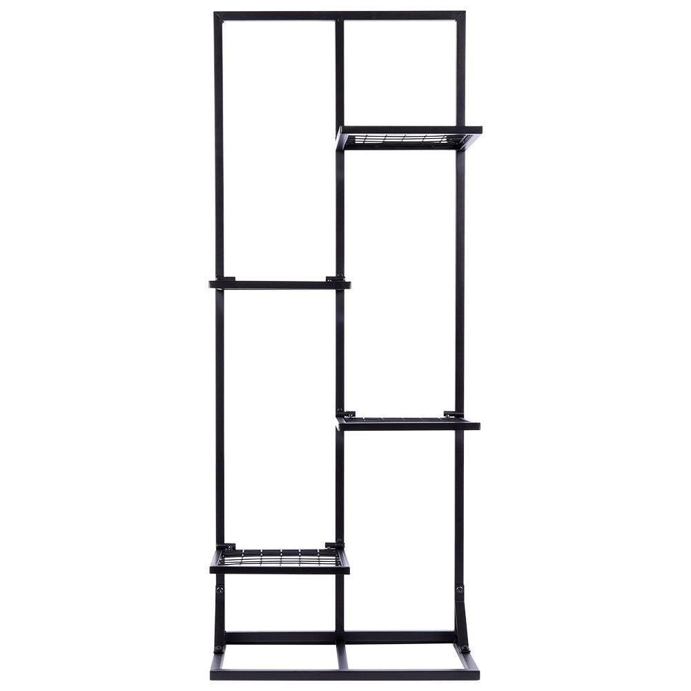 Black metal flower stand - stylish and industrial interior