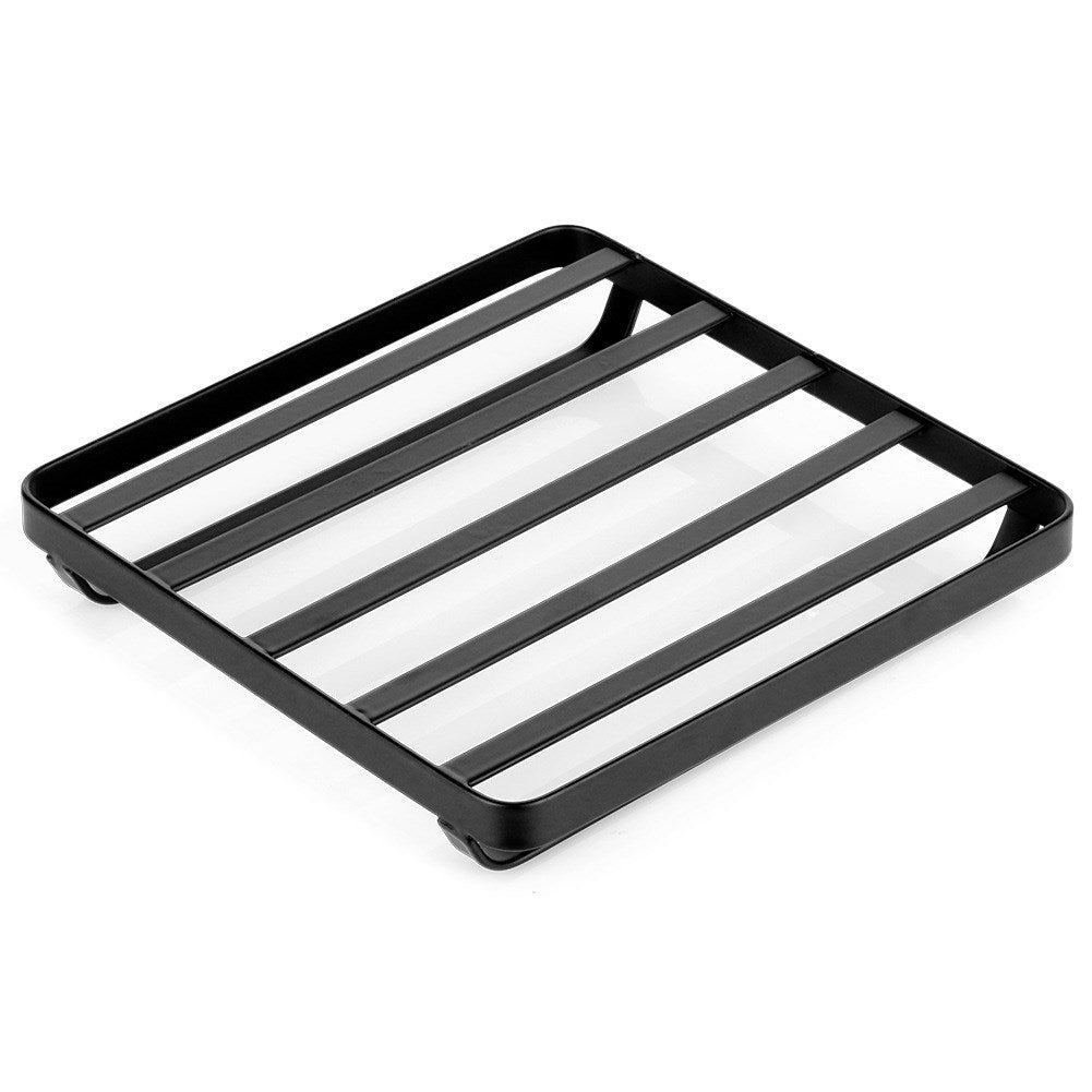 Black metal pot stand MISTY 18x18 cm
