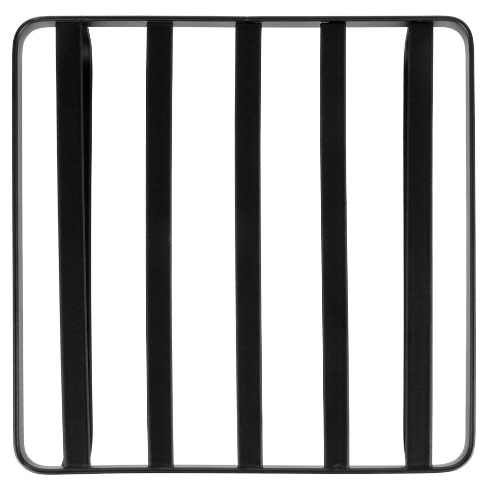 Black metal pot stand MISTY 18x18 cm