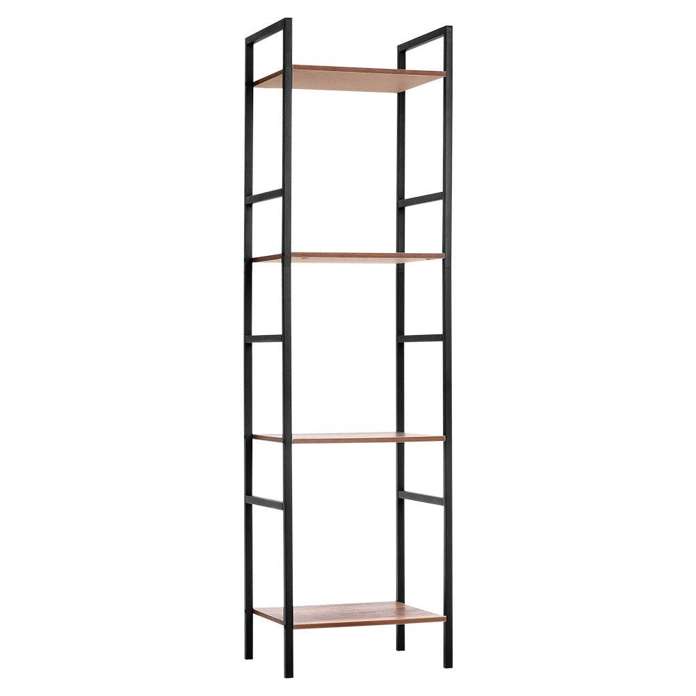 Black metal shelf 29.5x23.5x106.5 cm