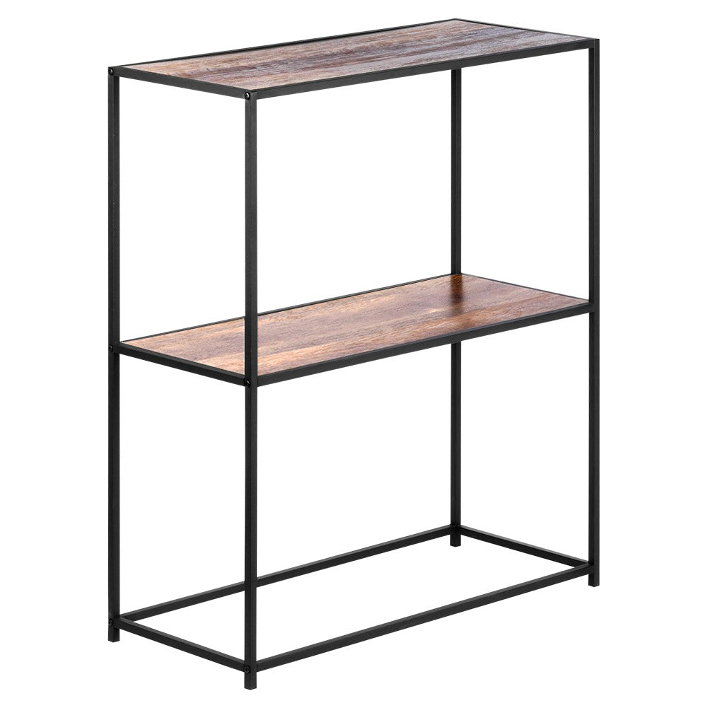 Black metal shelf 70x30.5x85 cm