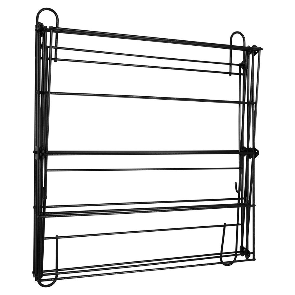 Black vertical laundry dryer 57x120 cm