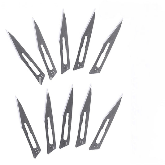 Blade for Precision Knife in Stainless Steel - 10 Pack