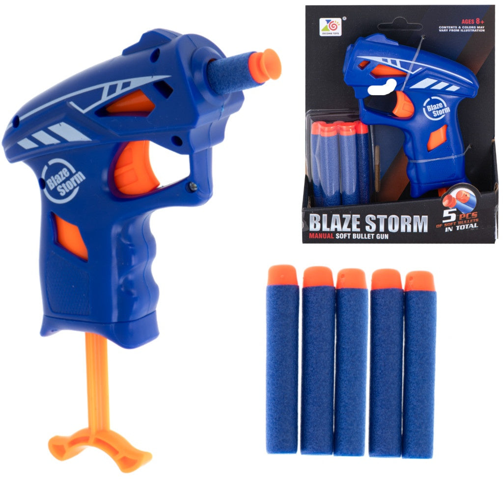 Blaze Storm automatic foam dart gun + 5 darts