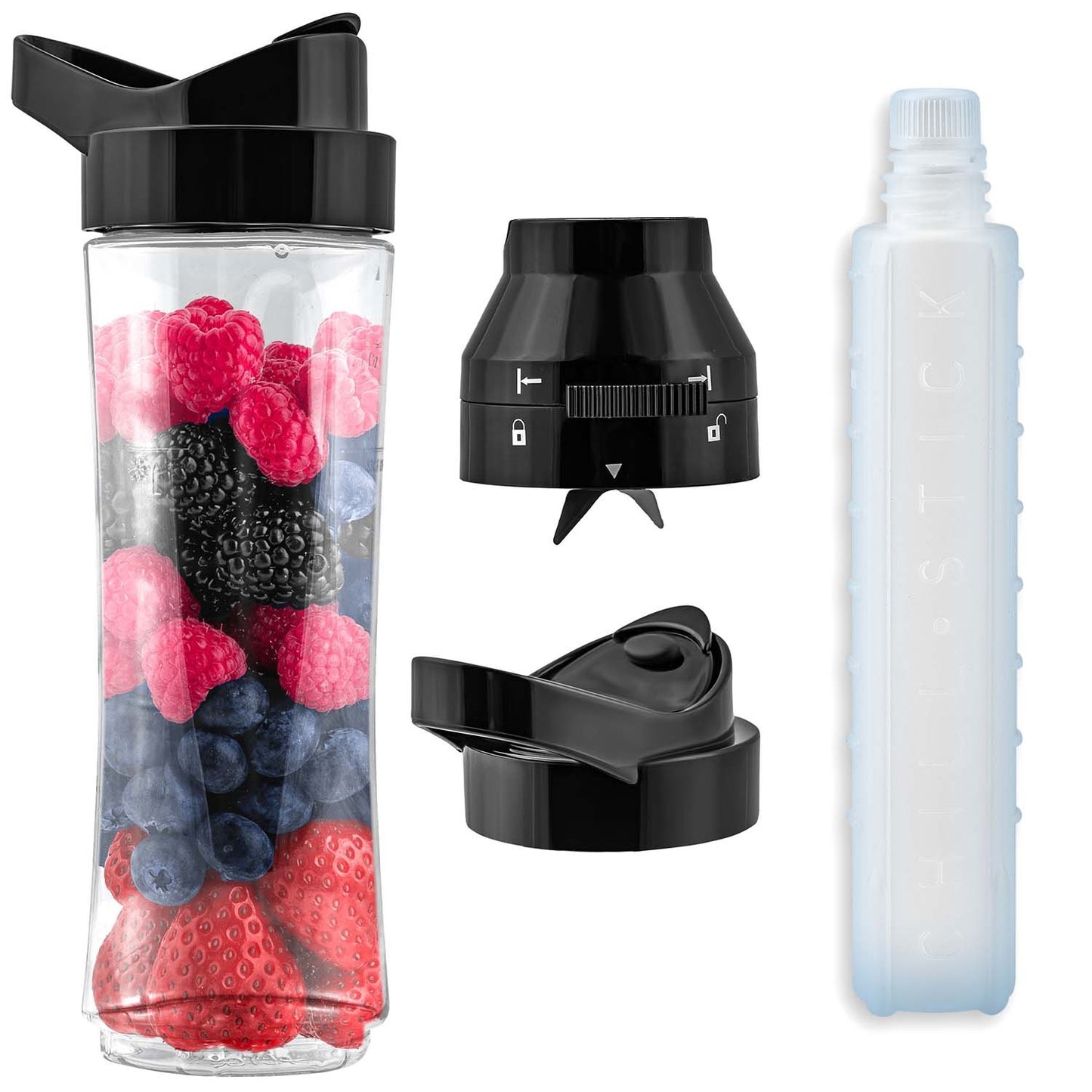 Blender bottle container 600 ml + BD-755 Berdsen cooling insert