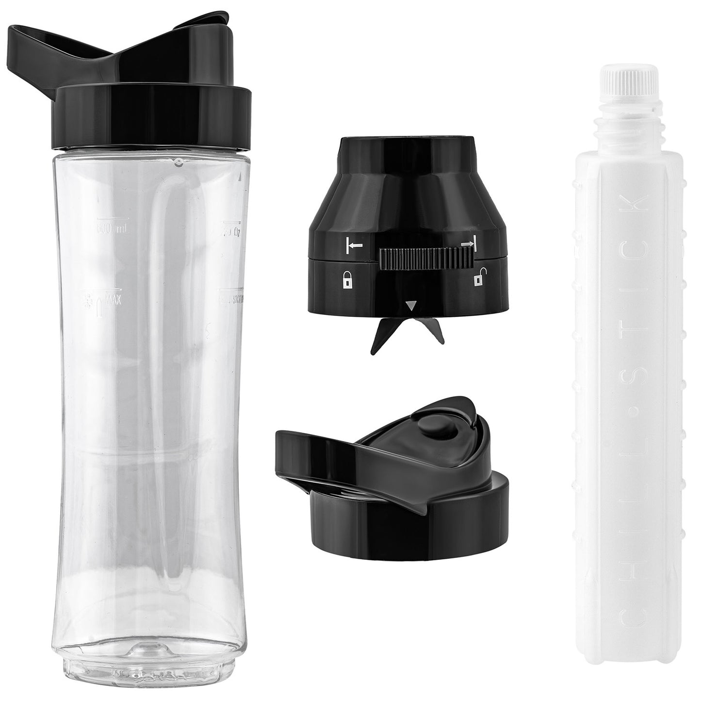 Blender bottle container 600 ml + BD-755 Berdsen cooling insert