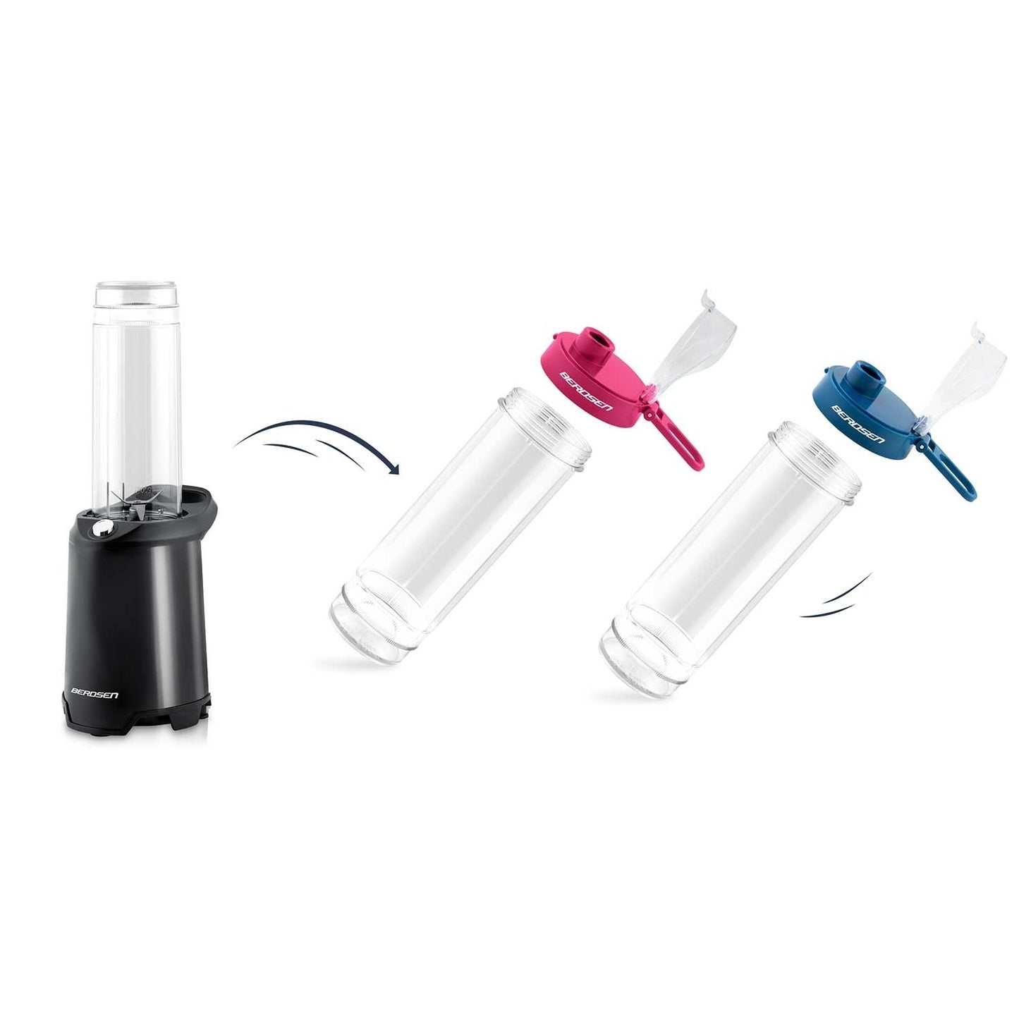 Blender for smoothies 350W BD-752 Berdsen black