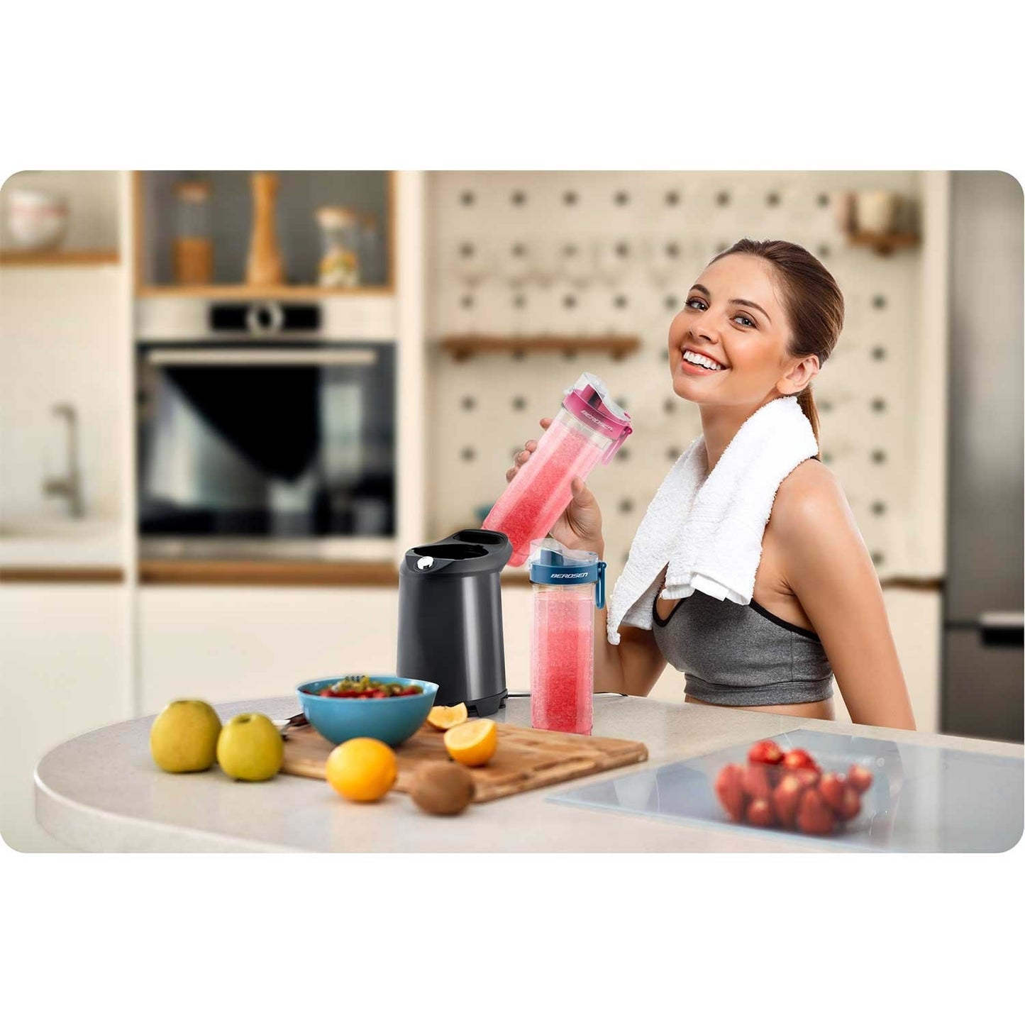 Blender for smoothies 350W BD-752 Berdsen black