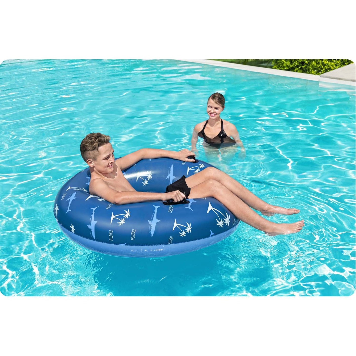 Blue Bestway 36353 swimming ring