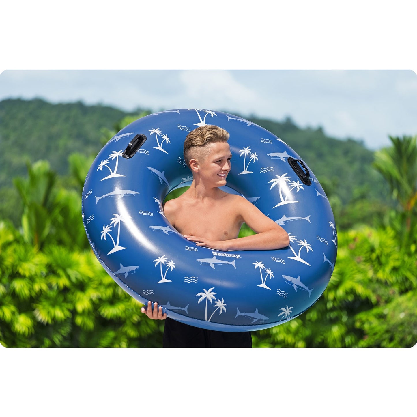 Blue Bestway 36353 swimming ring
