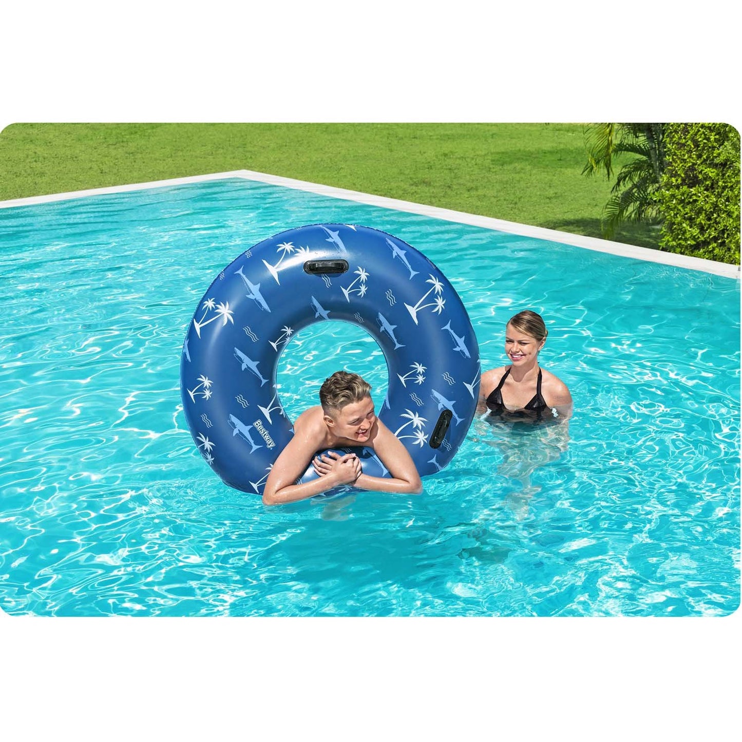 Blue Bestway 36353 swimming ring