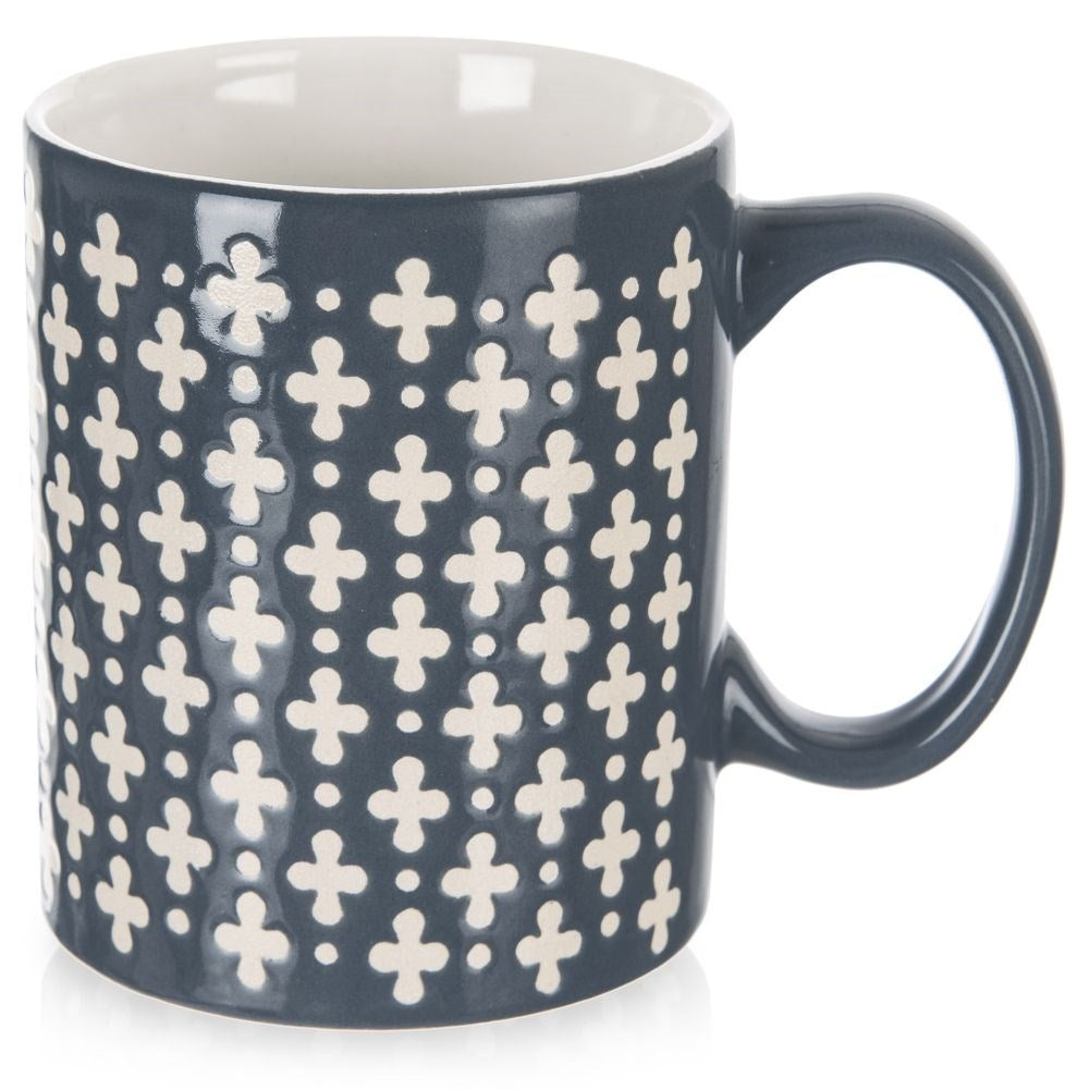 Blue Ceramic Mug - Dishwasher Safe and Microwave Safe