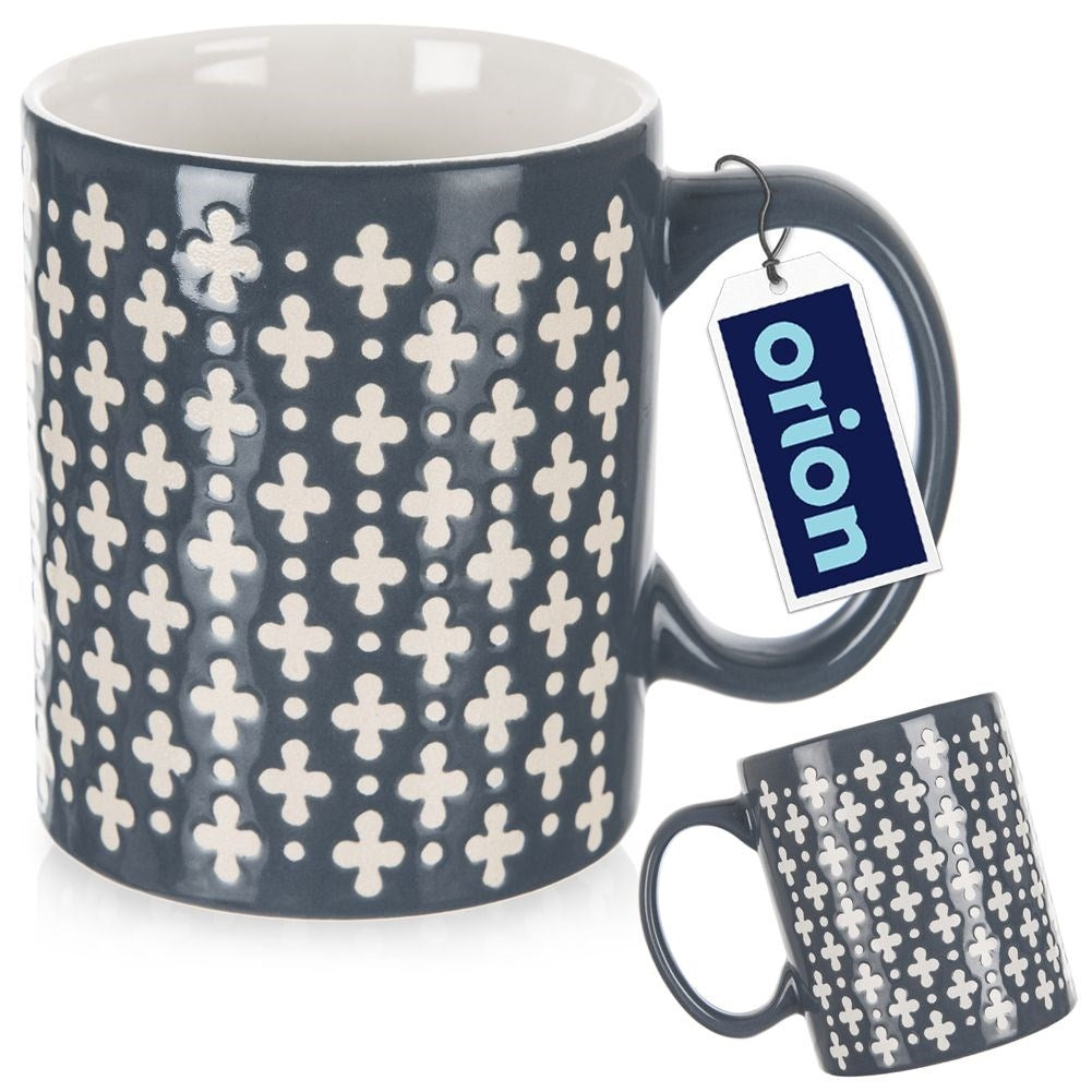 Blue Ceramic Mug - Dishwasher Safe and Microwave Safe