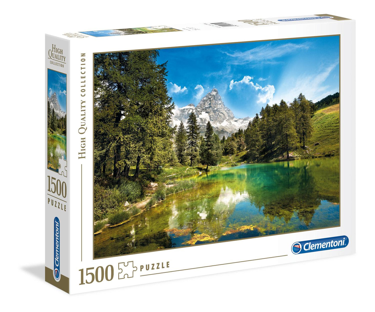 1500 Piece Puzzle, Peaceful Alpine Lake, 59x84 cm