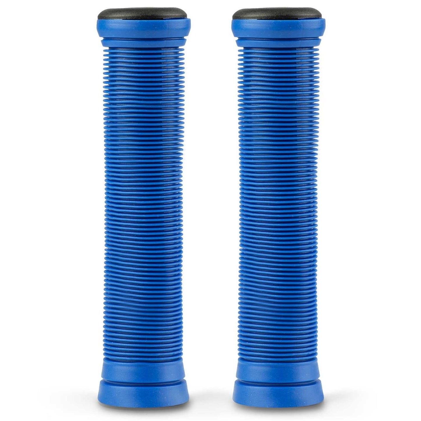 Blue grip handles for scooters 142 x 35 mm, 2-pack