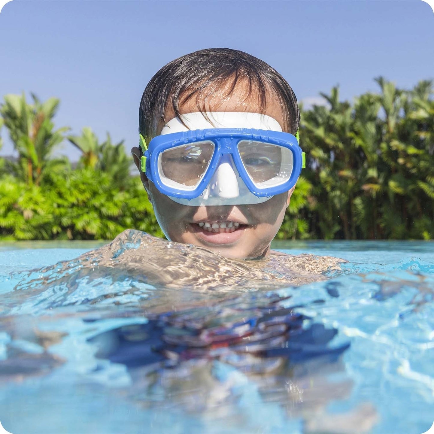 Blue swimming mask Bestway 22011