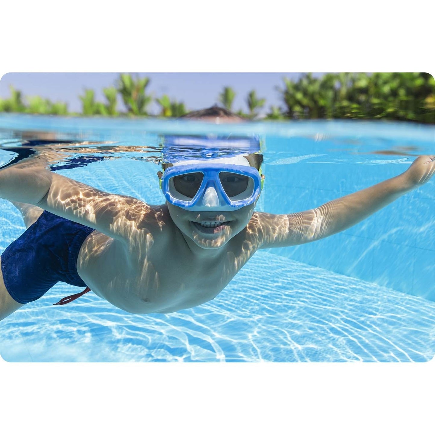 Blue swimming mask Bestway 22011