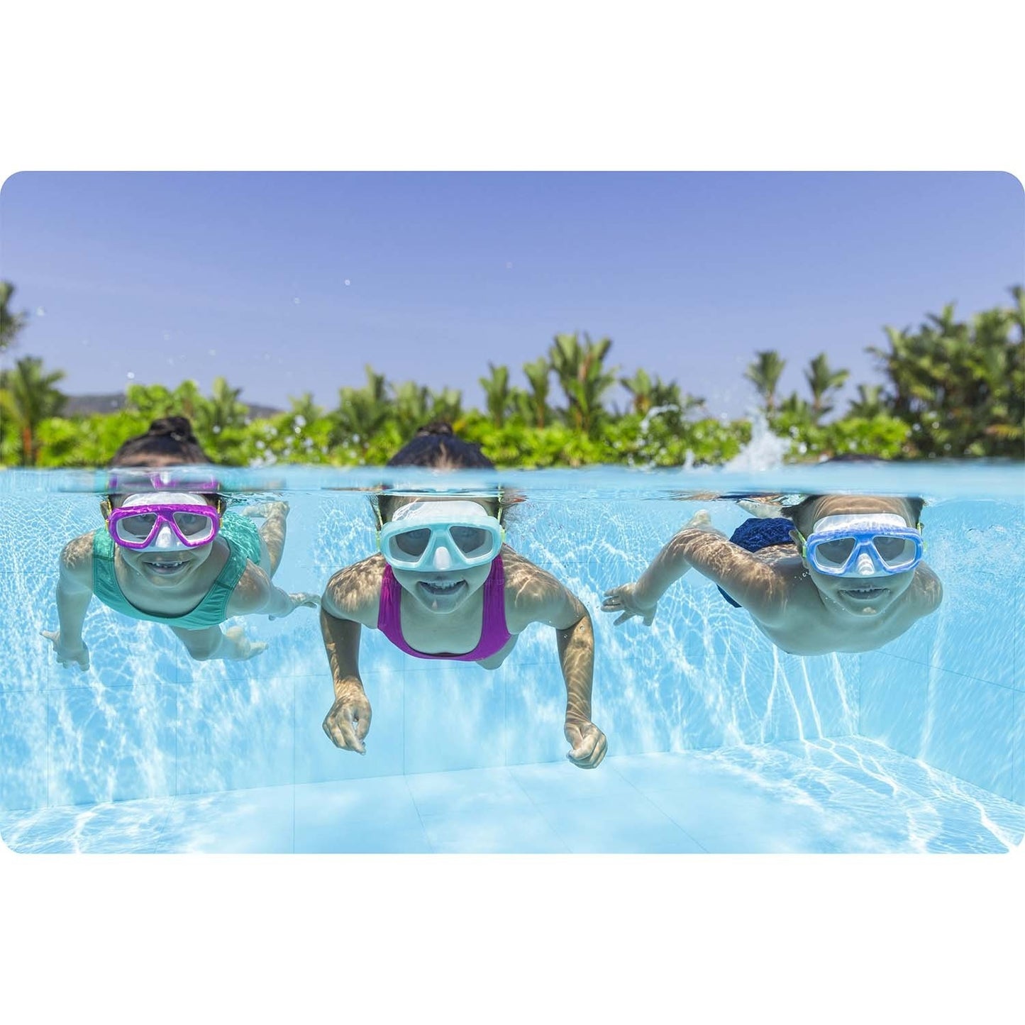 Blue swimming mask Bestway 22011