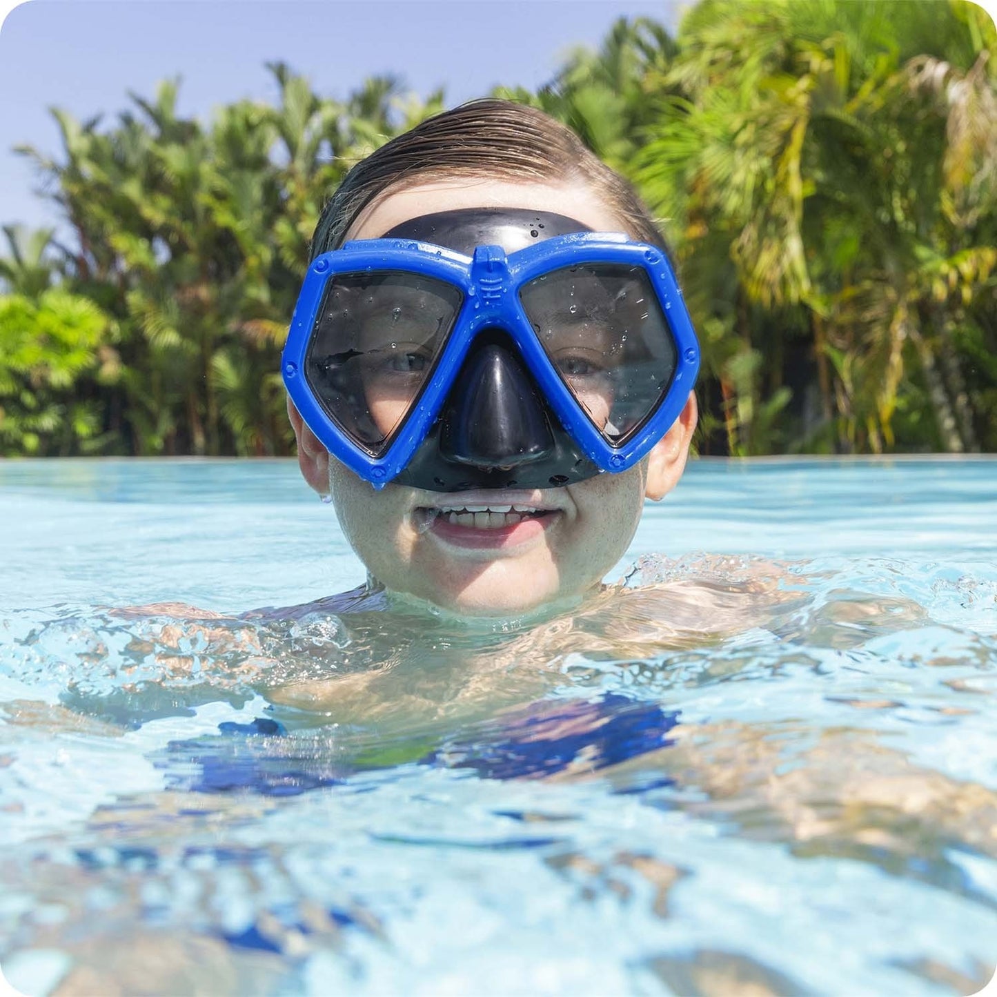 Blue swimming mask Bestway 22040