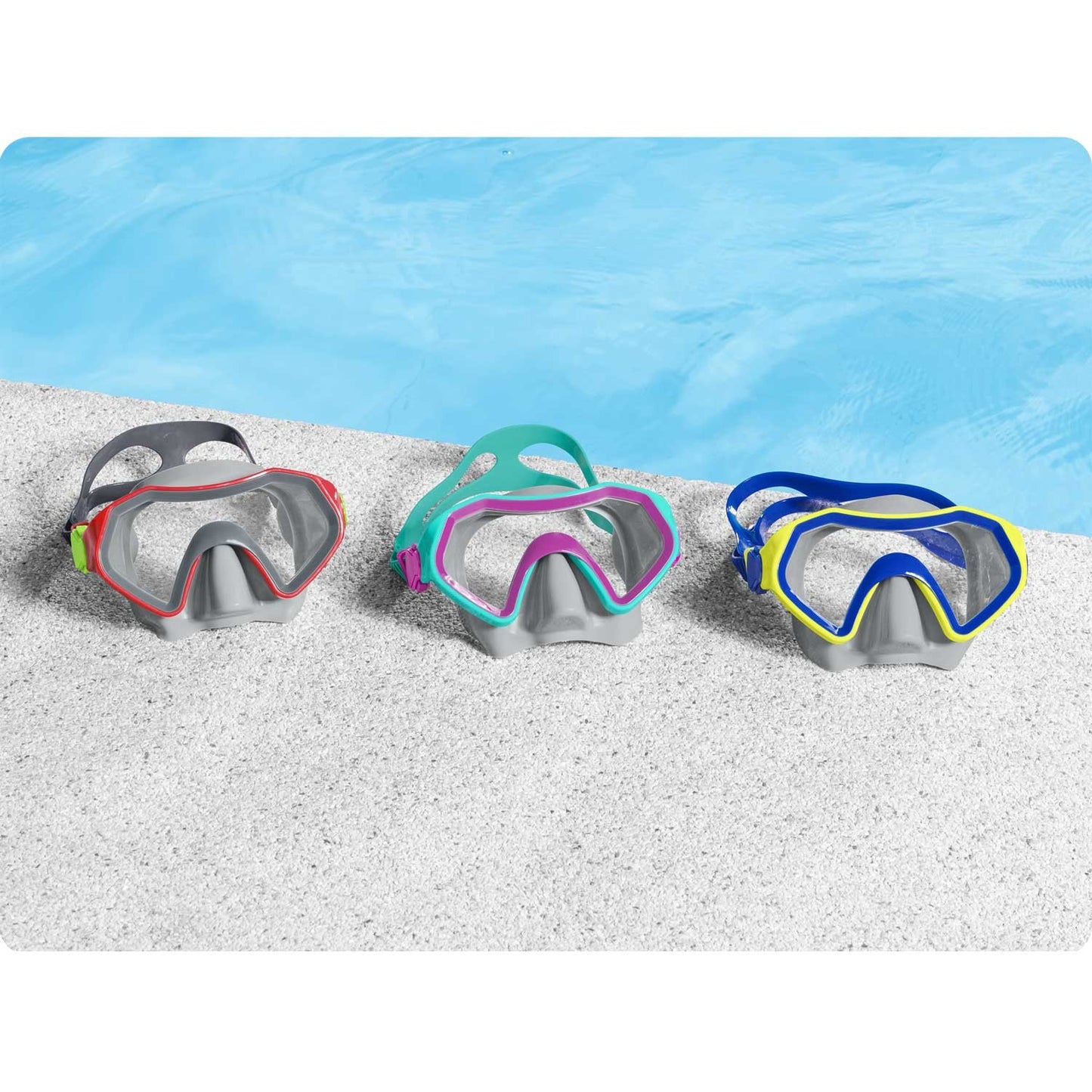 Blue swimming mask Bestway 22049