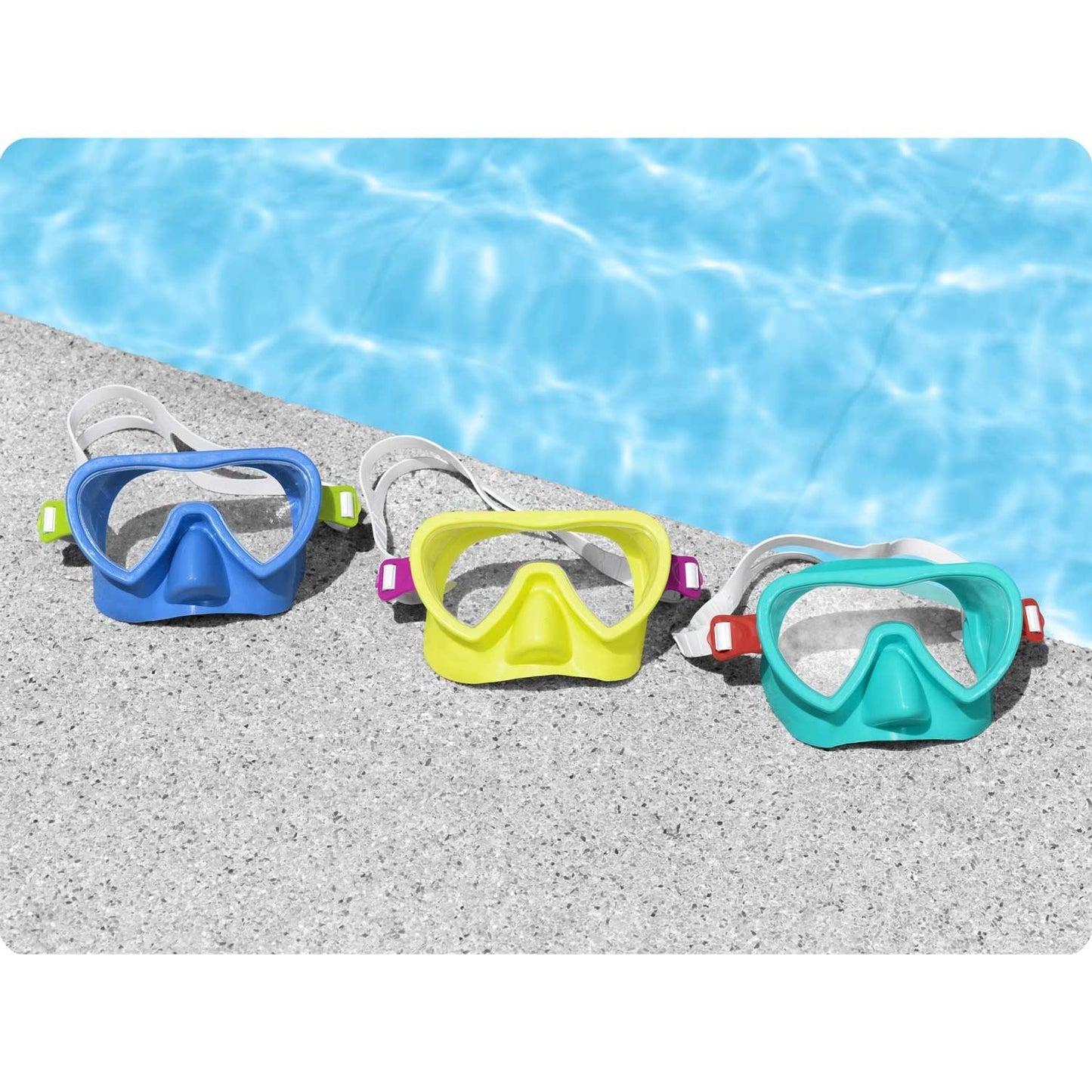 Blue swimming mask Bestway 22057