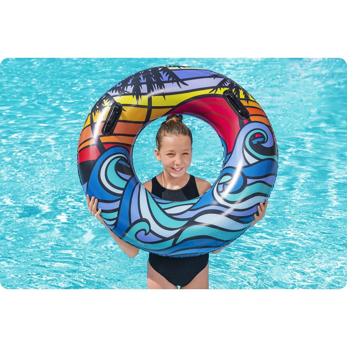Blue swimming ring 91 cm Bestway 36350