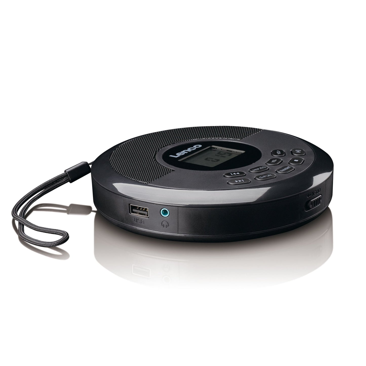 Bluetooth Discman with Built-In Speakers and USB Playback