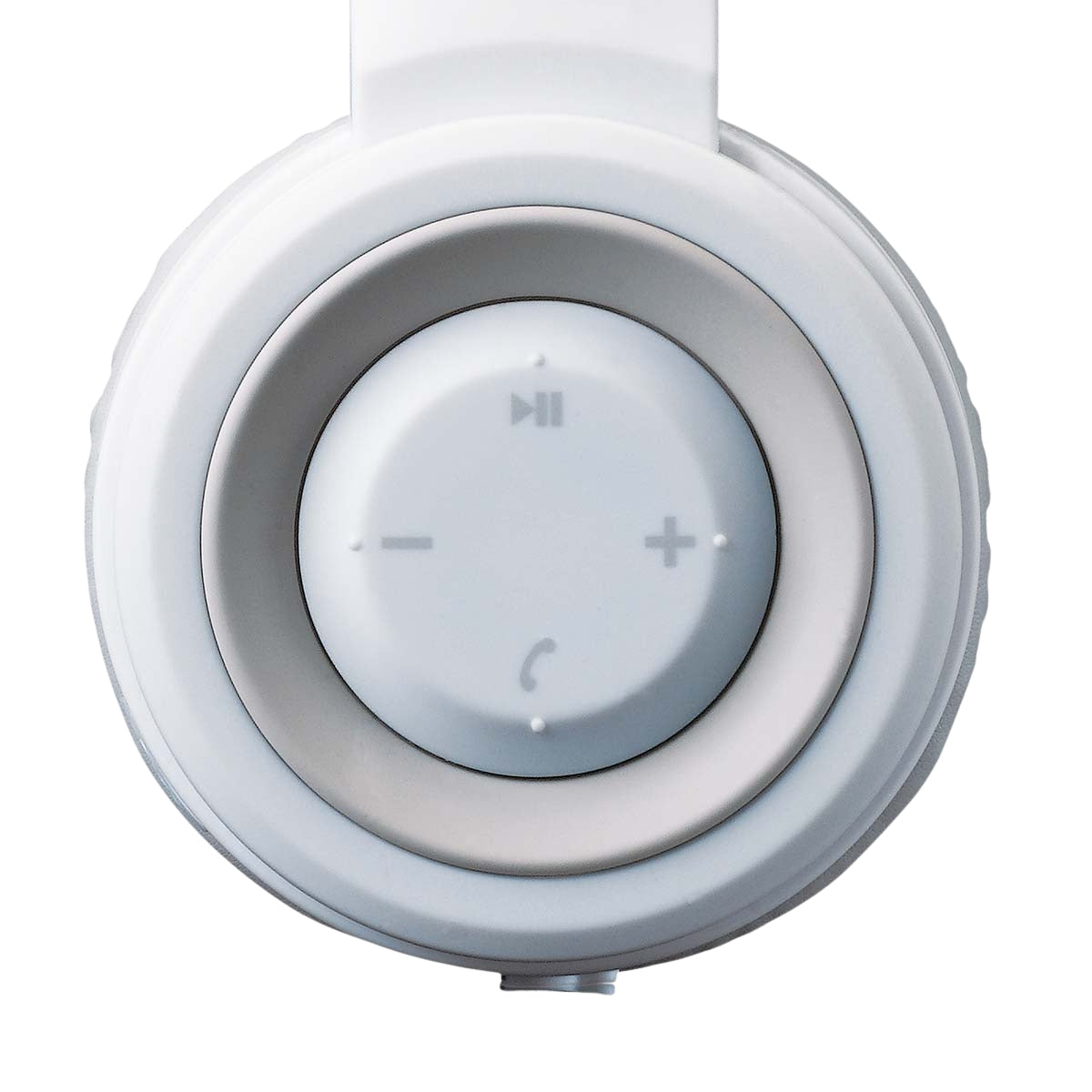 Bluetooth Headphones, Splashproof, 66-Hour Battery, White
