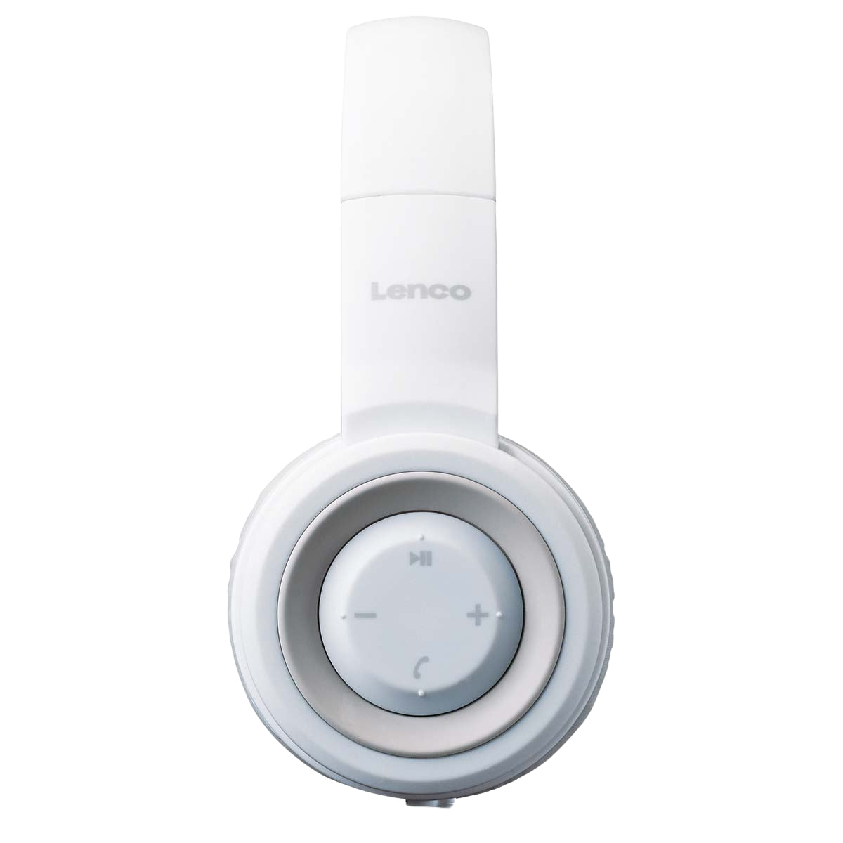 Bluetooth Headphones, Splashproof, 66-Hour Battery, White