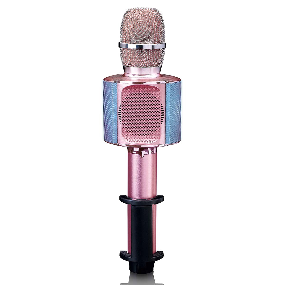 Bluetooth Karaoke Microphone with Speaker & LED Lights