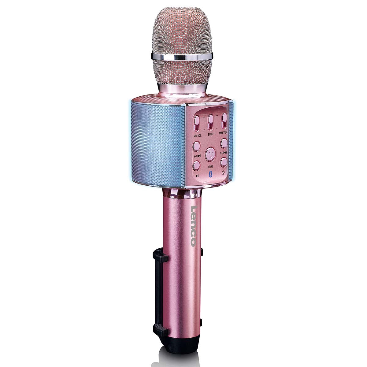 Bluetooth Karaoke Microphone with Speaker & LED Lights