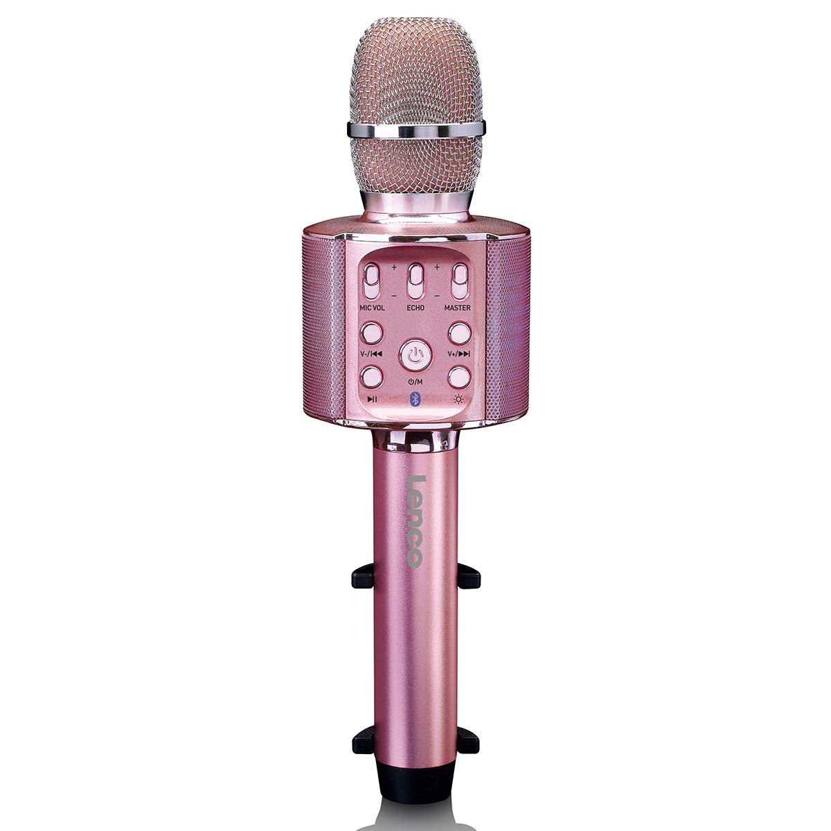 Bluetooth Karaoke Microphone with Speaker & LED Lights