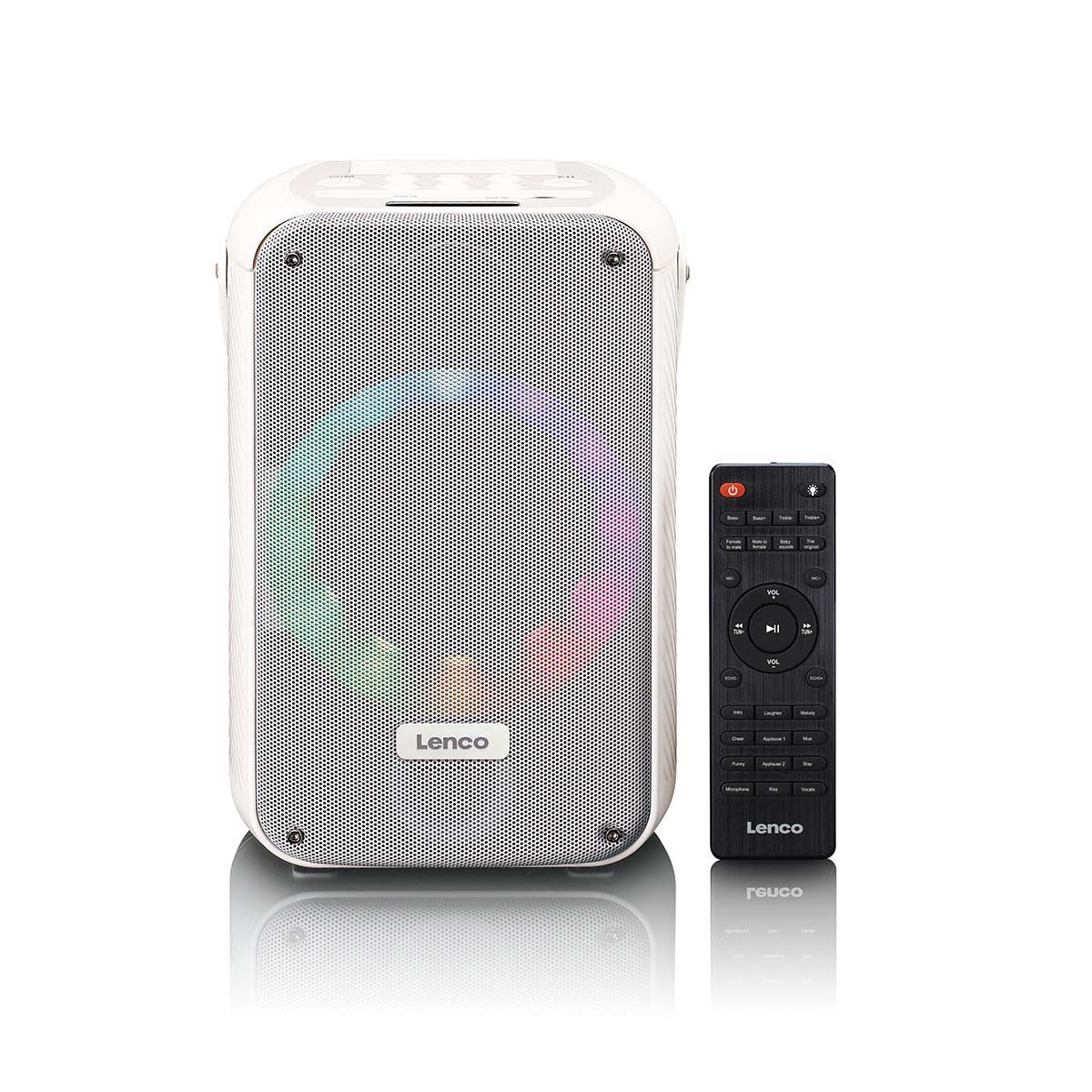 Bluetooth Karaoke System with Wireless Mic and LED Lights