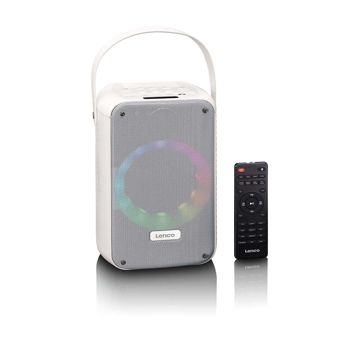 Bluetooth Karaoke System with Wireless Mic and LED Lights