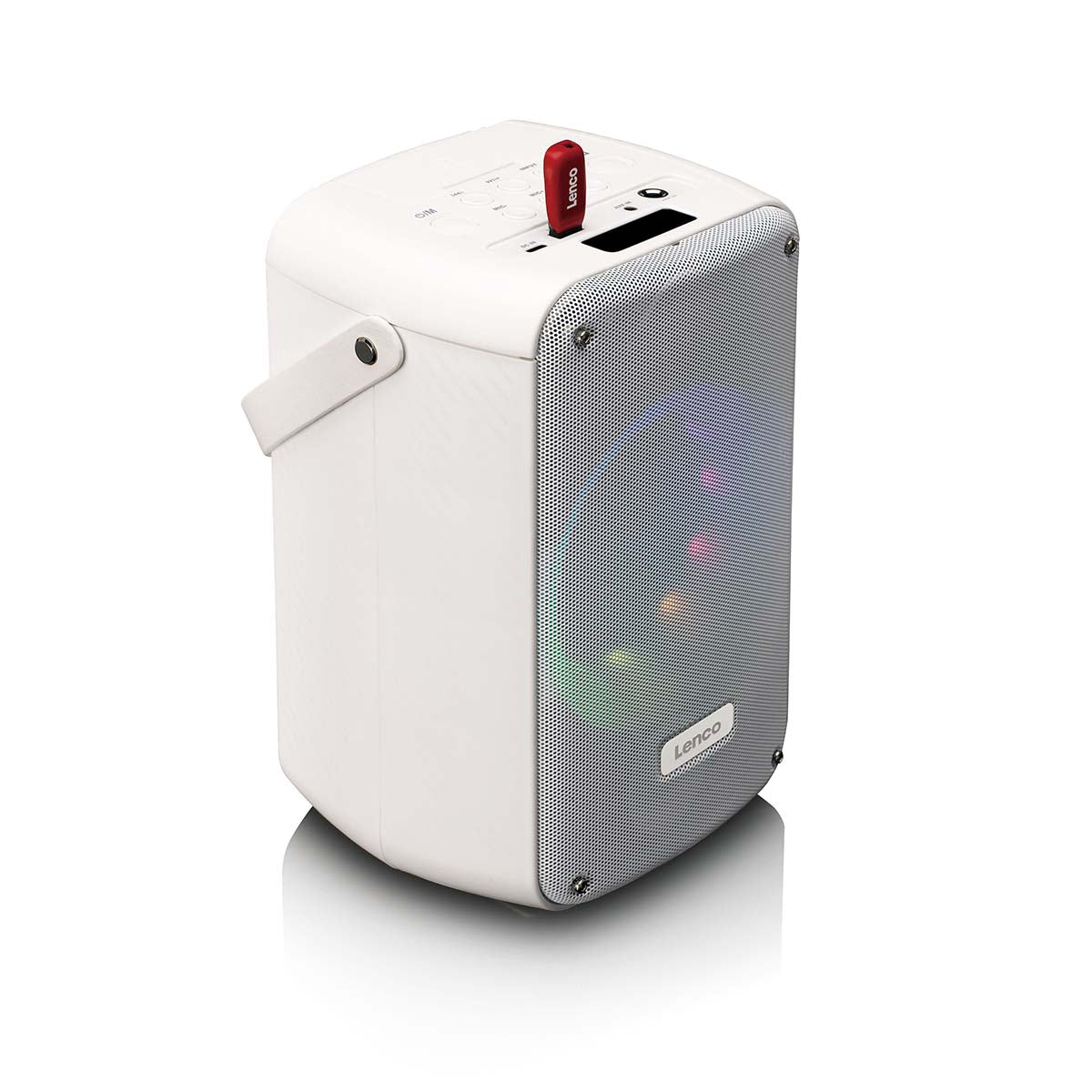 Bluetooth Karaoke System with Wireless Mic and LED Lights