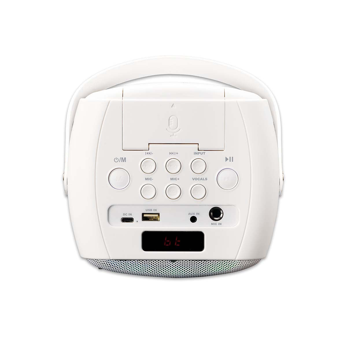 Bluetooth Karaoke System with Wireless Mic and LED Lights
