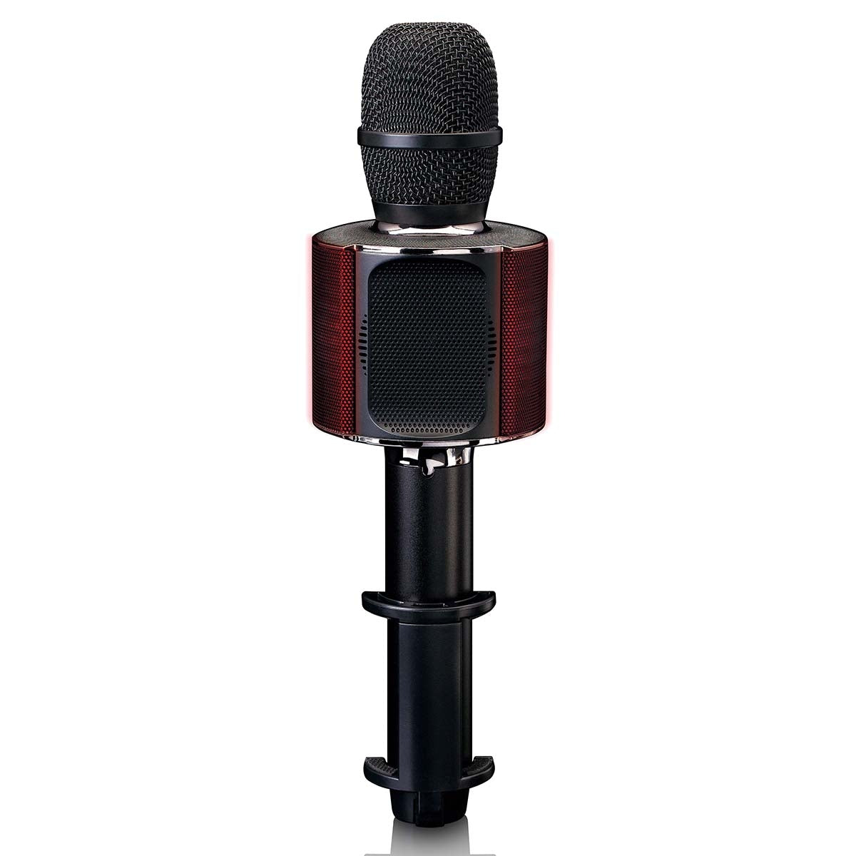 Bluetooth® Karaoke microphone with speaker & lighting Black