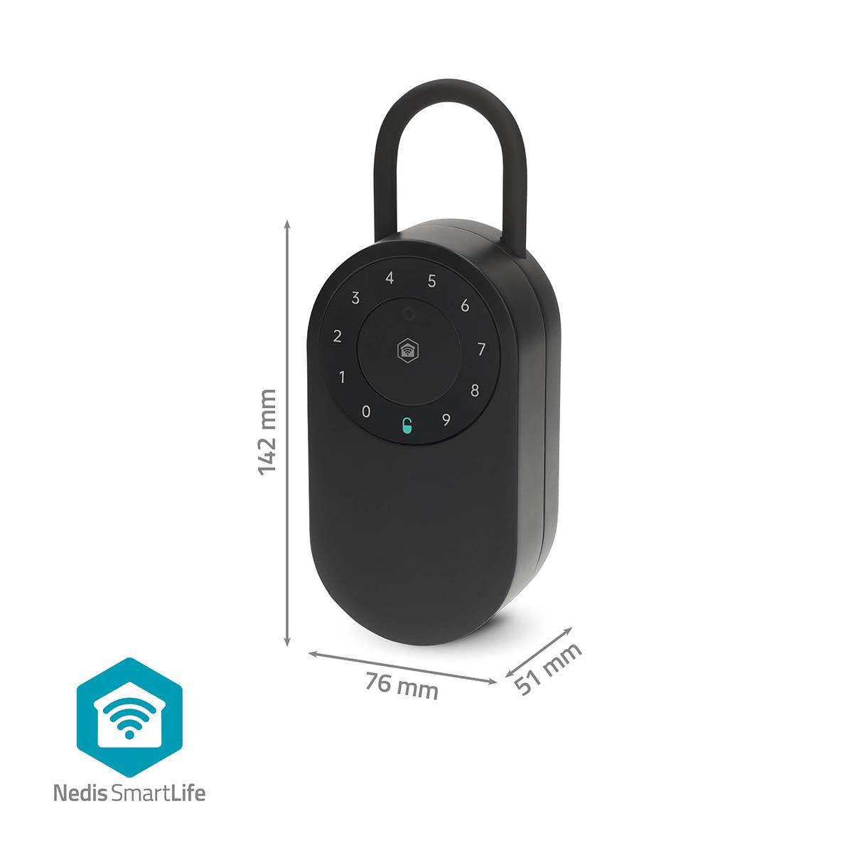 Bluetooth Key Safe, Outdoor, IP65, Black, Smart Access