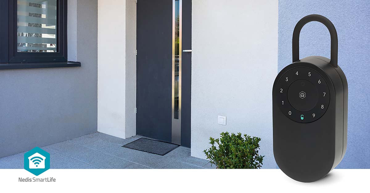 Bluetooth Key Safe, Outdoor, IP65, Black, Smart Access